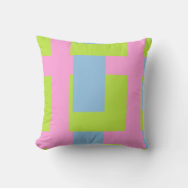 Tri Color Throw Pillow クッション