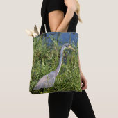 Tri-Colored Heron トートバッグ (クローズアップ)