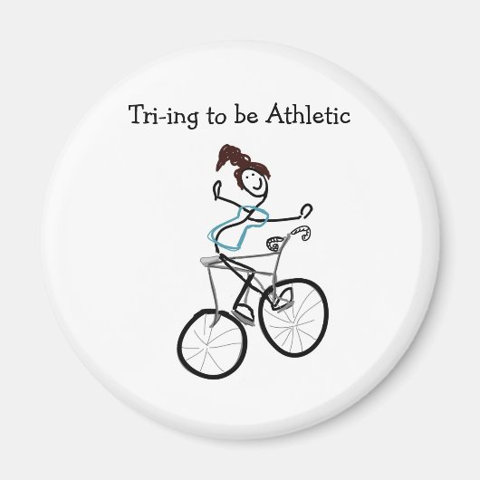 Tri-ing to be Athletic magnet マグネット (正面)