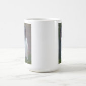 Tri Papillon、フル体アートby Glenda S. Harlan コーヒーマグカップ (中央)