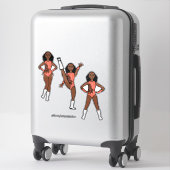 Tri-Pose Dancer Flamingo #1  Sticker シール (スーツケース)