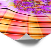 Tri-Spiral Push (12" x 12")アートプリントポスター ポスター (角)