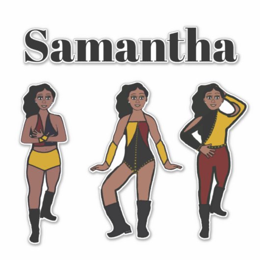 Tri Style Dancer Gold Cherry #1 シール (正面)