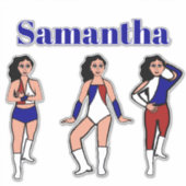 Tri Style Dancer RWB #2 Sticker シール (正面)