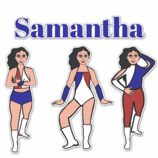 Tri Style Dancer RWB  #2 Sticker シール (正面)