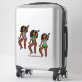 Tri-Styled Dancer Peacock #1  シール (スーツケース)