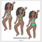 Tri-Styled Dancer Peacock #1  シール (シート)