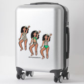 Tri-Styled Dancer Peacock #2 シール (スーツケース)