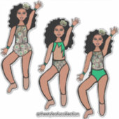 Tri-Styled Dancer Peacock #2 シール (正面)