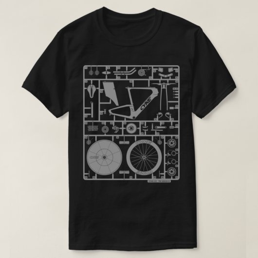 Tri Time Trial Road Bike Model Kit   Tシャツ (デザイン正面)