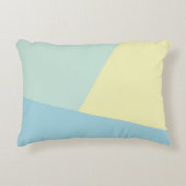 Triadic調子-モダンな色のブロックのアクセントの枕 アクセントクッション (正面)