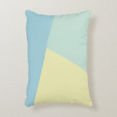 Triadic調子-モダンな色のブロックのアクセントの枕 アクセントクッション (正面(垂直))