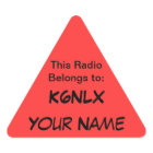 Triangle Call Sign Radioスタンプ