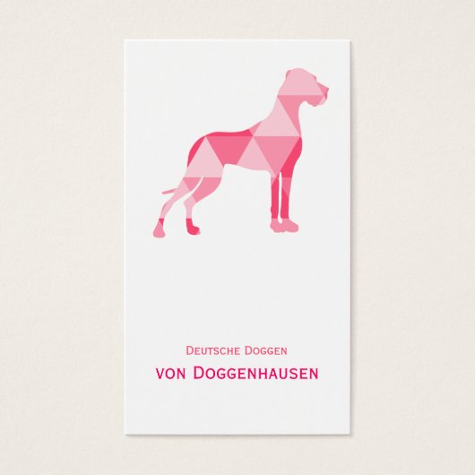 Triangle Dogge – Abstract Great Dane (正面)