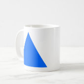 Triangle jGibney The MUSEUM Zazzle Gives コーヒーマグカップ (正面左)