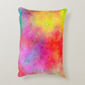 Triangle pattern with color mixing background. abs アクセントクッション (裏面(縦))