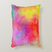 Triangle pattern with color mixing background. abs アクセントクッション (正面(垂直))