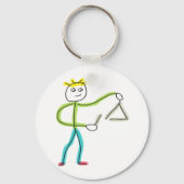 Triangle Playing Stickman キーホルダー (裏面)