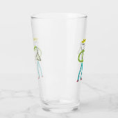 Triangle Playing Stickman タンブラーグラス (左)