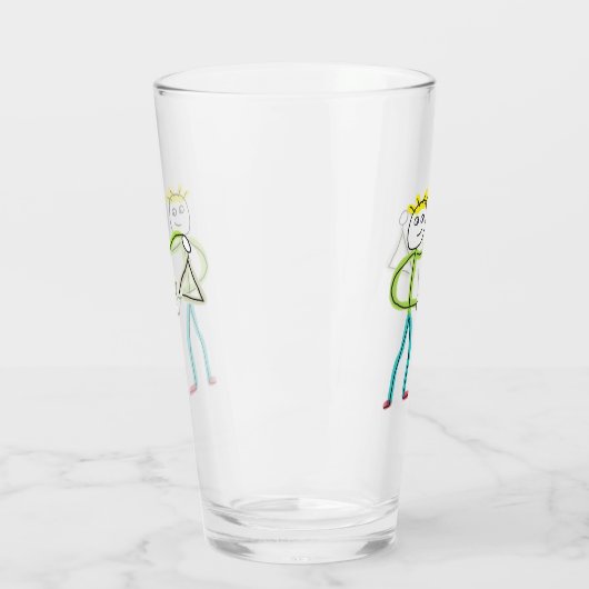 Triangle Playing Stickman タンブラーグラス (左)