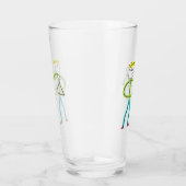 Triangle Playing Stickman タンブラーグラス (右)