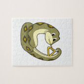 Triangle.PNGを使用した音楽のヘビ ジグソーパズル (横)