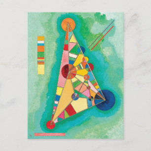 Triangles カラフル by Wassily Kandinsky ポストカード