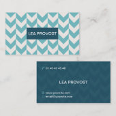 Triangles bleus 名刺 (正面/裏面)