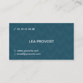 Triangles bleus 名刺 (裏面)