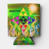 TRIANGLES GALORE - CAN HOLDER – 子供 缶クーラー (正面)