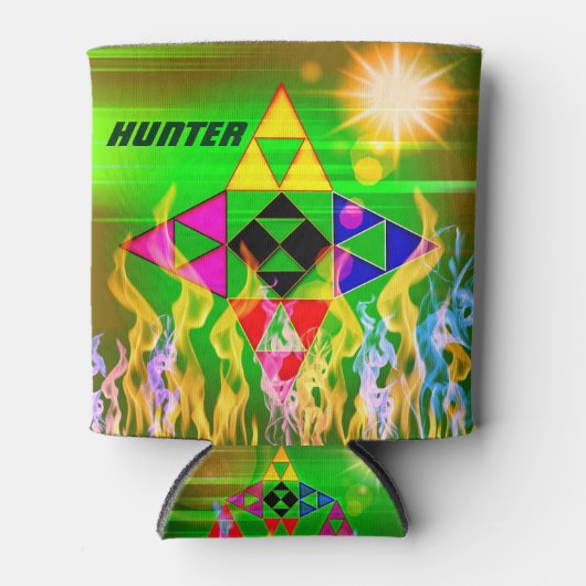 TRIANGLES GALORE - CAN HOLDER – 子供 缶クーラー (正面)