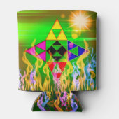 TRIANGLES GALORE - CAN HOLDER – 子供 缶クーラー (裏面)