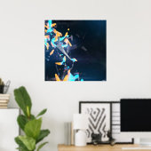 Triangulo astracto_poster ポスター (ホームオフィス)