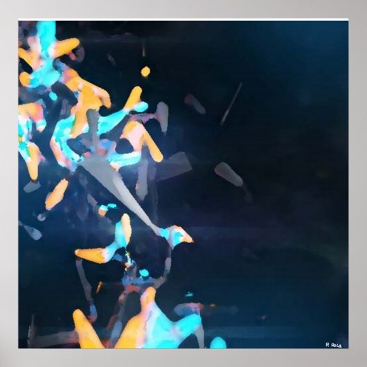 Triangulo astracto_poster ポスター (正面)