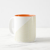 Triângulo com triângulos em 3D ツートーンマグカップ (正面左)