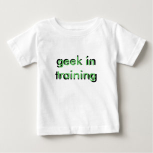 trianing幼児のTシャツのオタク ベビーTシャツ