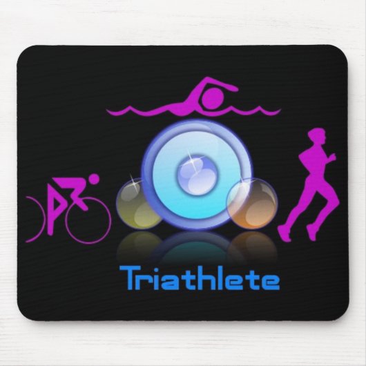 TRIATHLETEのマウスパッド マウスパッド (正面)