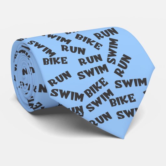 triathleteの水泳のバイクの操業トライアスロンの首のタイ ネクタイ (ロール)