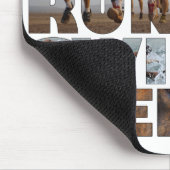 Triathleteは仕事のバイクの操業水泳の睡眠の日常生活を食べます マウスパッド (コーナー)