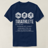 Triathlete Hard Training Tシャツ (デザイン正面)