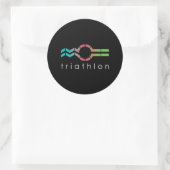 Triathlon_スイムバイ走 ラウンドシール (バッグ)