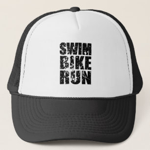 Triathlon cool logo for all sport lovers キャップ