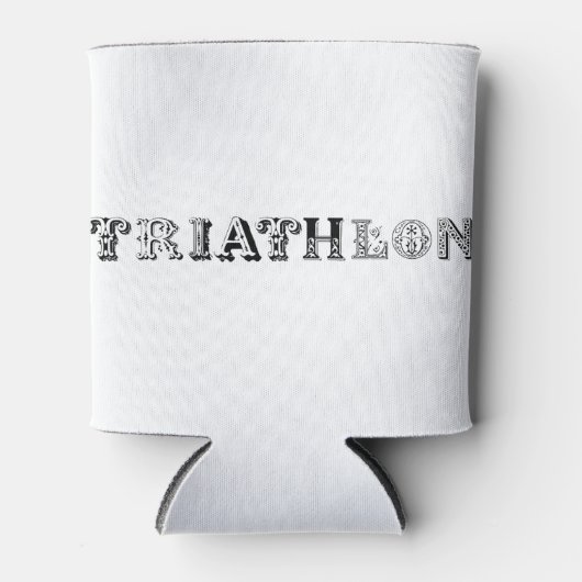 Triathlon cool logo for all sport lovers 缶クーラー (正面)