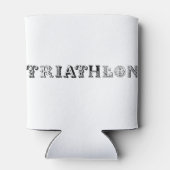Triathlon cool logo for all sport lovers 缶クーラー (裏面)