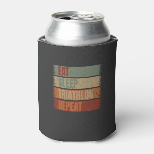 Triathlon Funny 缶クーラー (缶正面)