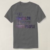 Triathlon Funny Quote 3 Tシャツ (デザイン正面)