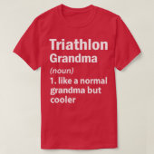 Triathlon grandma tシャツ (デザイン正面)