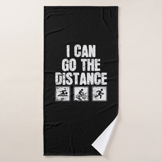 Triathlon I Can Go The Distance バスタオル (バスタオル)