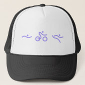 Triathlon light purple logo キャップ (正面)