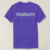 Triathlon Running Swimming Biking 2 Tシャツ (デザイン正面)